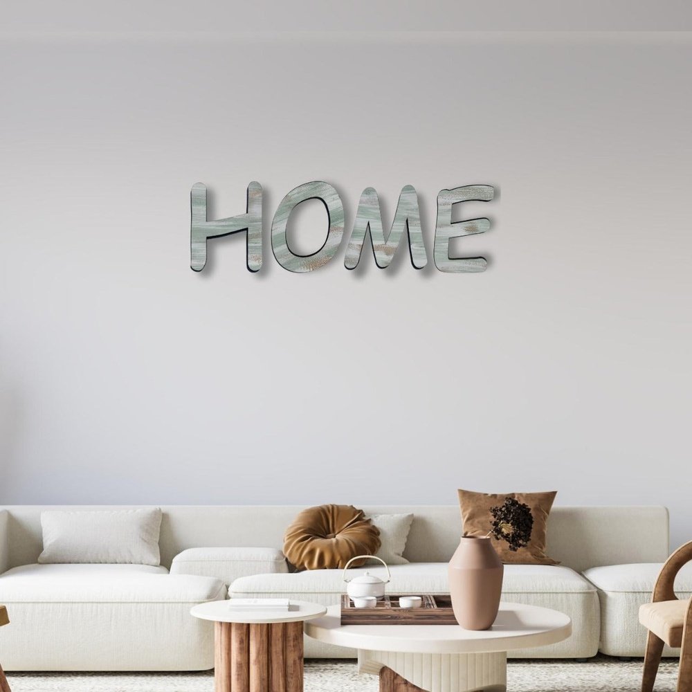 HOME Capital & Bold 3D Laser Letters