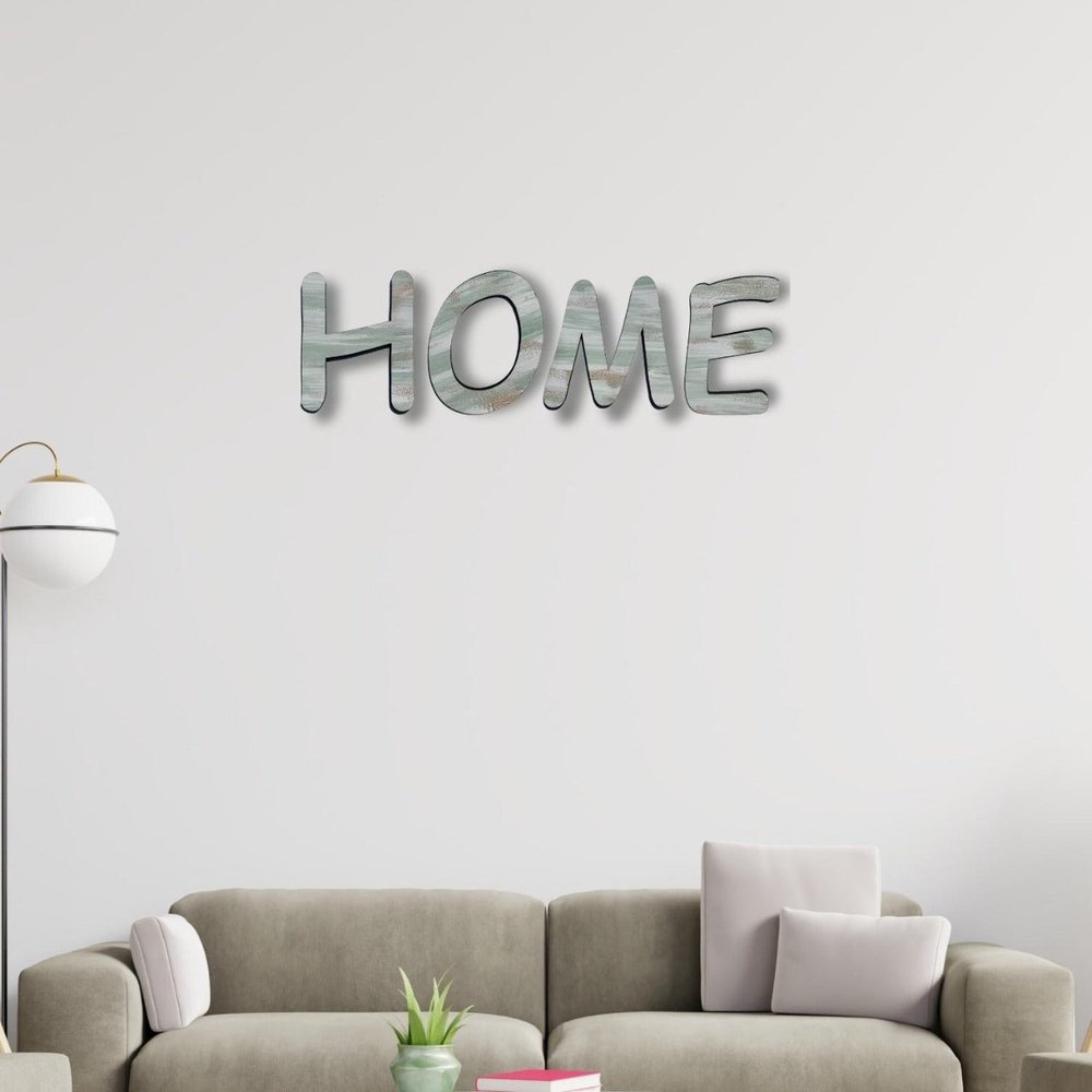 HOME Capital & Bold 3D Laser Letters
