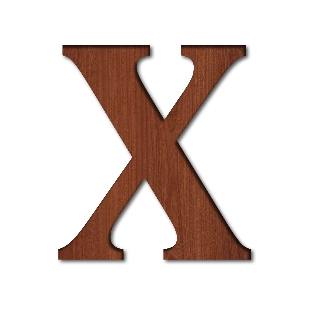 A To Z Wooden Alphabet , Numbers, and Signs For Kitchen Décor