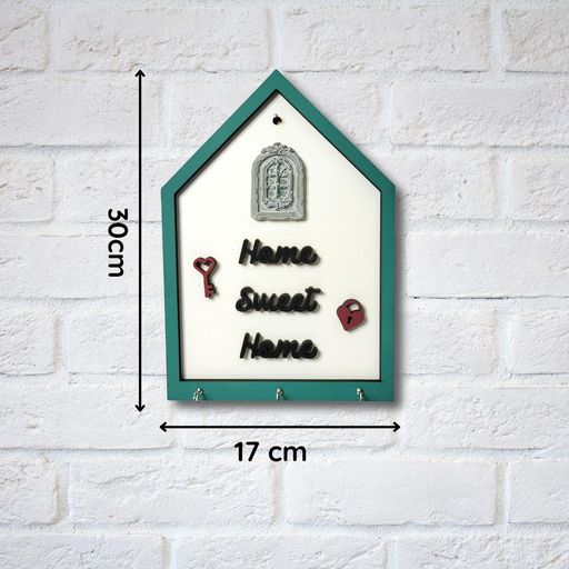 Home Sweet Home Key Holder Wall Art