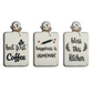 Set of 3 Quote Chop Board Wooden Wall Art for Kitchen, Café, and Restaurant