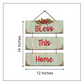 Thankful Grateful Blessed 3 Layer Decorative Wall Art