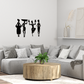 2 in 1 Color Tribal Women Wooden Gallery Wall Art Set of 4