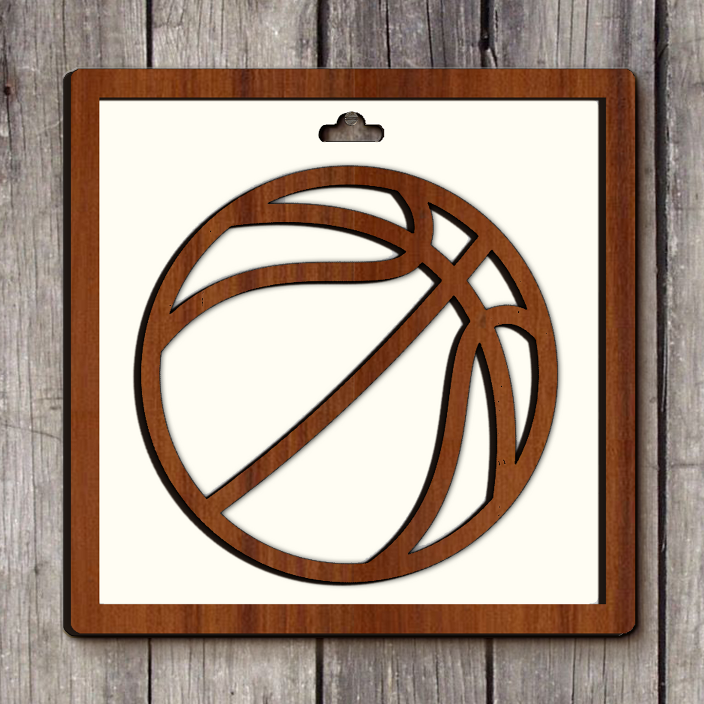 Basketball Framed Wooden Wall Art
