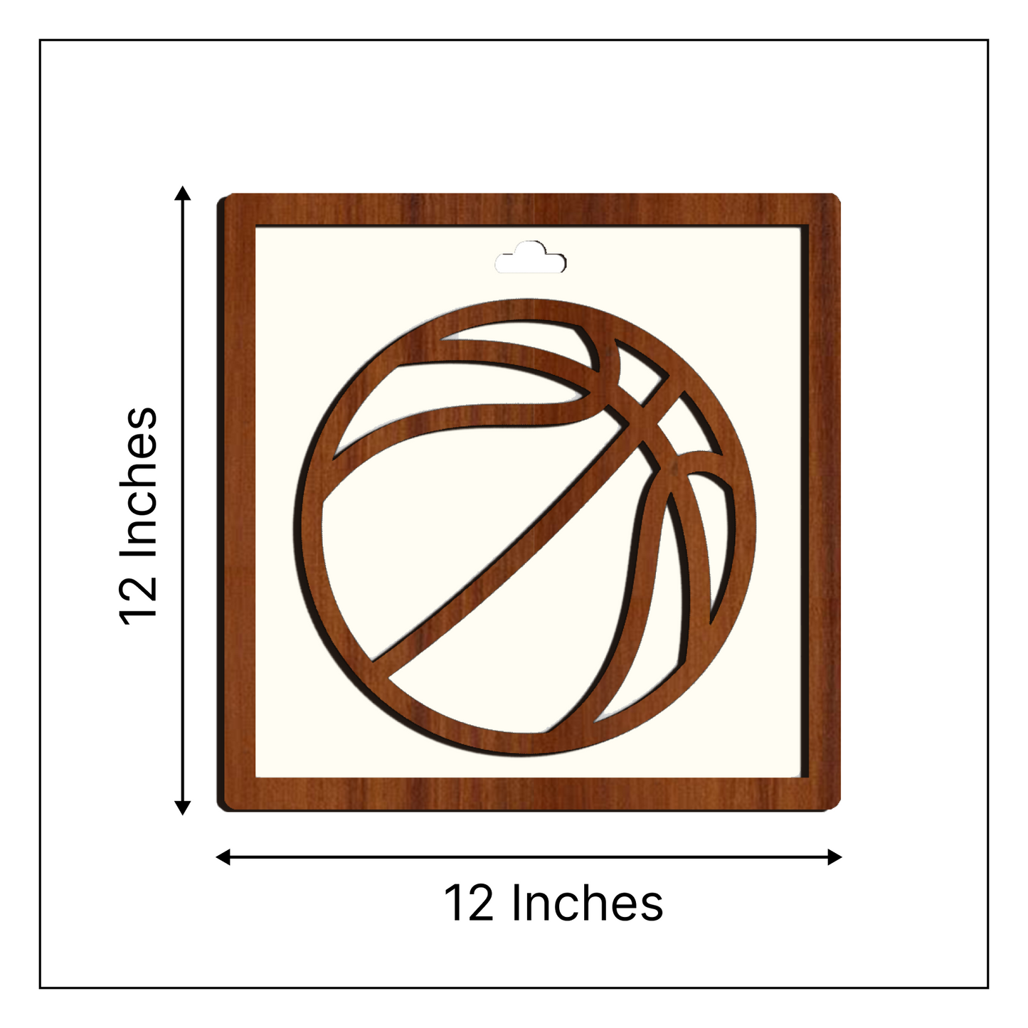 Basketball Framed Wooden Wall Art