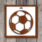 Soccer Framed Wooden Wall Art