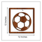Soccer Framed Wooden Wall Art