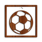 Soccer Framed Wooden Wall Art