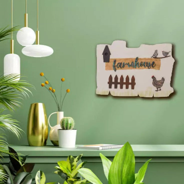 3D Rustic Wooden Farmhouse Wall Art For Personalization