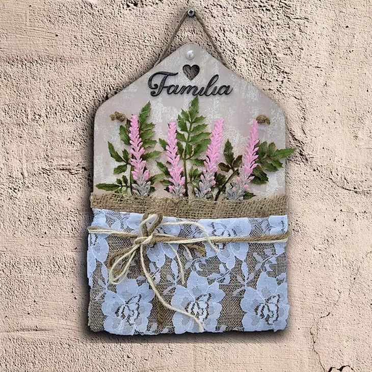 Familia Wall Hanging 3D Home Décor Art 12" For Personalization