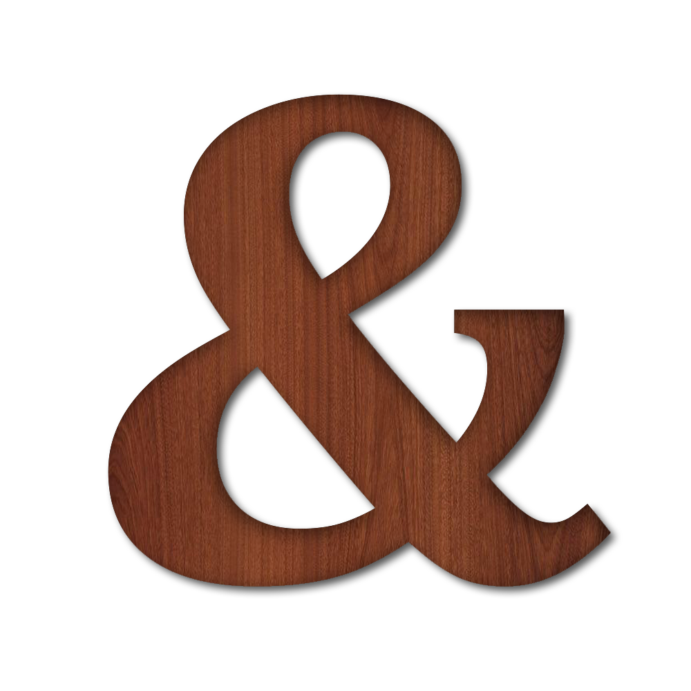 A To Z Wooden Alphabet , Numbers, and Signs For Kids Room & Nursery Décor