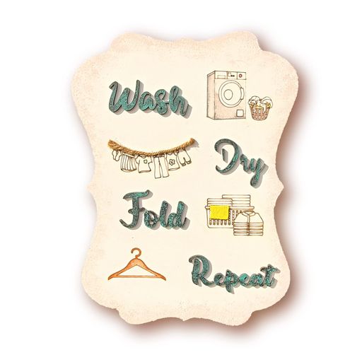 Laundry Signage Home Décor Art